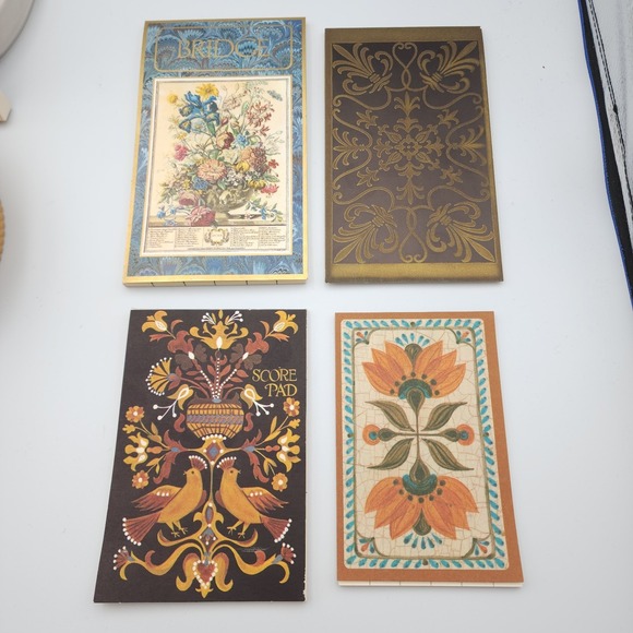 Hallmark Other - Vintage Bridge‎ Contract Bridge Score Pads Scoring Booklets